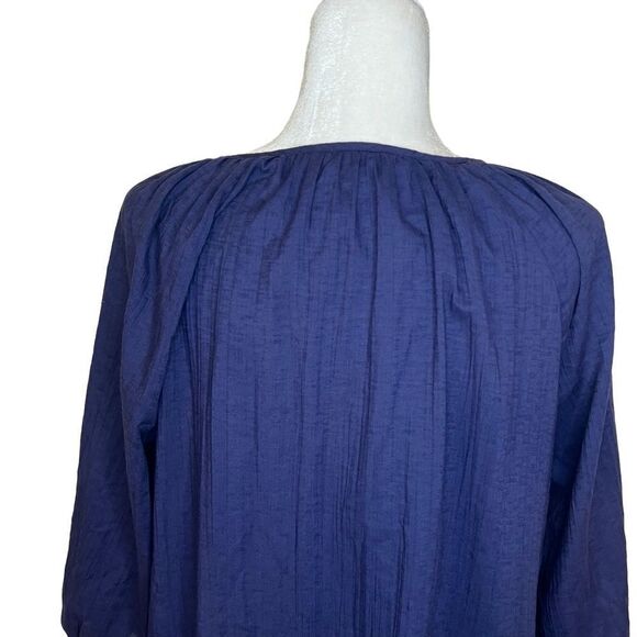 Loft Blue Costal Gauze Tunic. Size Small. Great Condition!! - Picture 5 of 10
